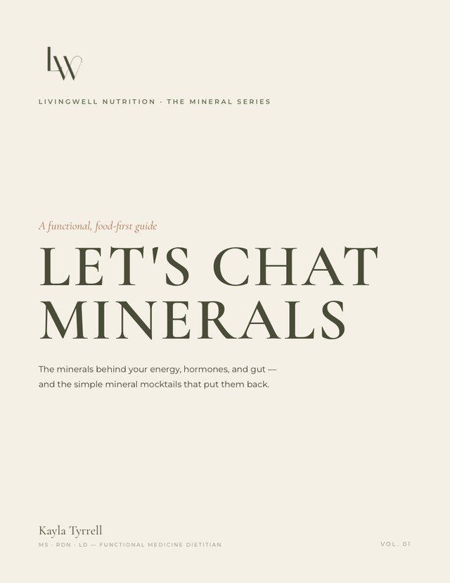 Let's Chat Minerals cover